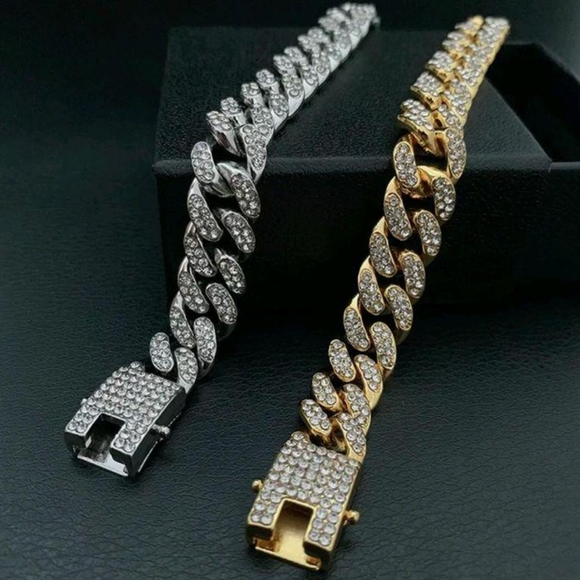ISLANDERS HOT ICED OUT Cuban Link Chain - Picture 3 of 4
